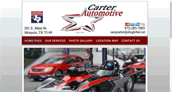 Desktop Screenshot of carterautomotiverepairandservice.com